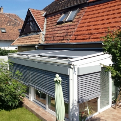 Veranda árnyékolás - Bo-Jász Árnyékolástechnika